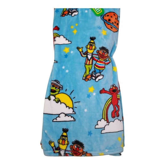 Sesame Street Decorative Throw Blanket 60" X 70" Polyester Plush Bert Ernie - Picture 2 of 9